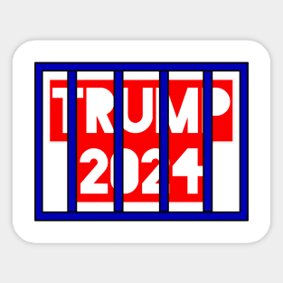 Trump for prison 2024 Sticker